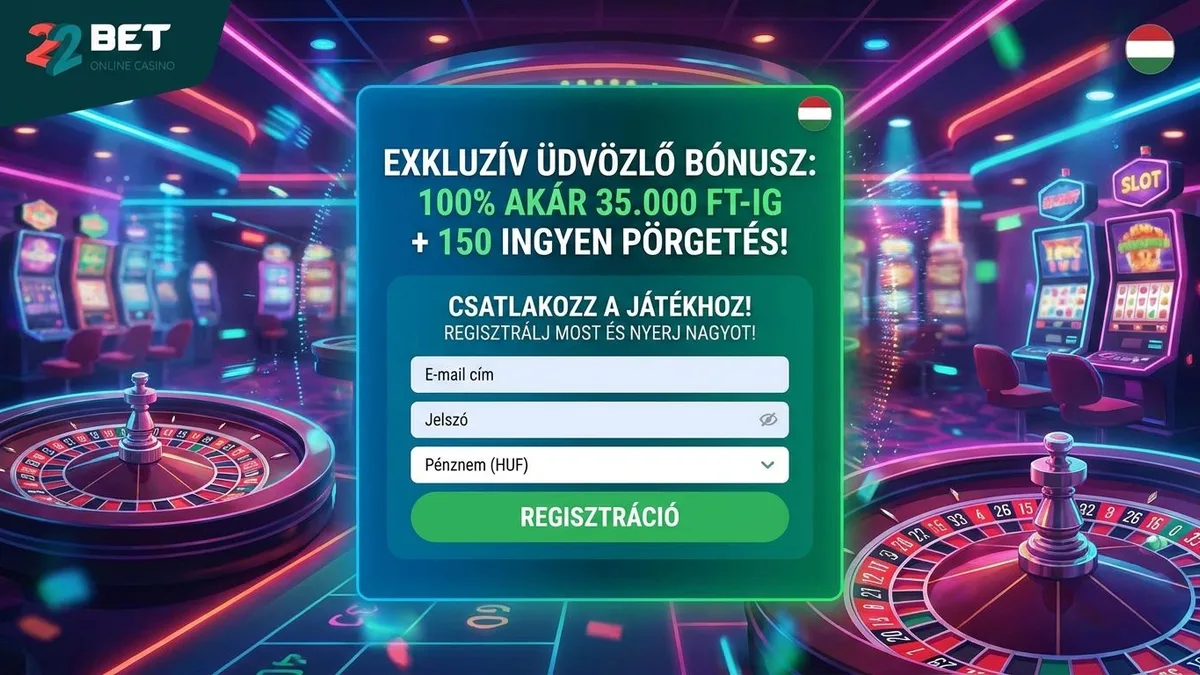 Regisztráció bónusszal